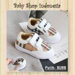 S1010 Sepatu Anak Putih Sepatu Sneakers Anak Putih Sepatu Anak Kasual Sepatu Anak Branded Kotak Burb  large